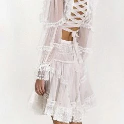 Jessica Bara Dawnita Cut Out Mini Dress Influencer Style