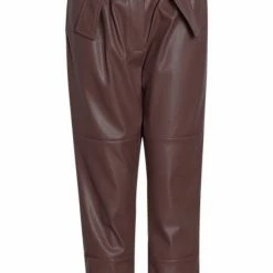 Jessica Bara Thea Faux Leather High Waist Pants Reve Doll Essentials