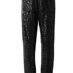Jessica Bara Liona Sequin High Waist Joggers