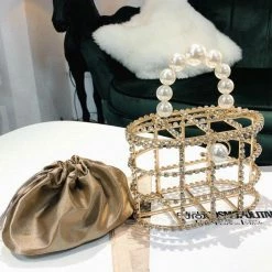 Jessica Bara Tammy Pearl And Diamond Clutch
