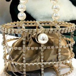 Jessica Bara Tammy Pearl And Diamond Clutch