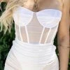 Birthday Suit Jessica Bara Amaya Mesh Bodycon Mini Dress