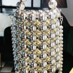 Jessica Bara Penelope Pearl Crossbody Bucket Bag The Event Shop