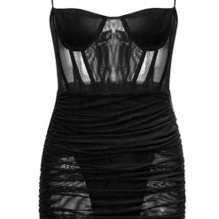 Birthday Suit Jessica Bara Amaya Mesh Bodycon Mini Dress