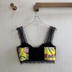 Jessica Bara Arden Two Piece Printed Crop Top And Short