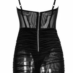 Birthday Suit Jessica Bara Amaya Mesh Bodycon Mini Dress
