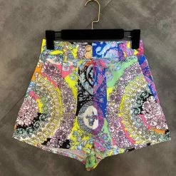 Jessica Bara Arden Two Piece Printed Crop Top And Short