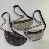 Jessica Bara Sariah Rhinestone Leather Fanny Pack Birthday Suit