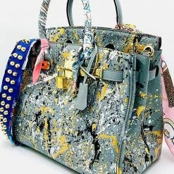 Anca Barbu One Of A Kind Custom Graffiti Handbag