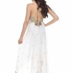 Kareena Mykonos Halter Neck Embellished Maxi Dress