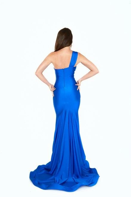 Atria One Shoulder Bodycon Gown The Event Shop