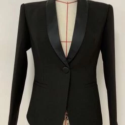 Reve Doll Essentials Jessica Bara Ellis Single Button Collar Blazer