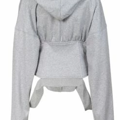 Influencer Style Jessica Bara Juliana Long Sleeve Corset Sweatshirt