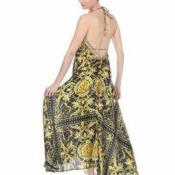 Kareena Fiji Halter Neck Embellished Maxi Dress Influencer Style