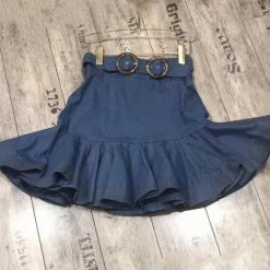 The 9-5 Shop Jessica Bara Audrey High Waisted Ruffle Mini Skirt