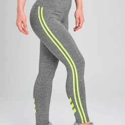 Leggings Active Fit Influence Neon Yellow Chevron Legging