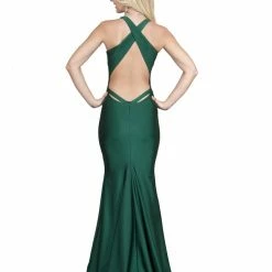The Event Shop Atria Criss Cross Back Bodycon Gown