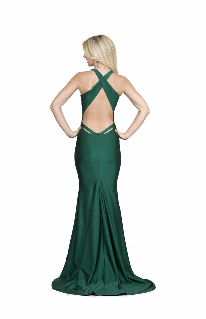 The Event Shop Atria Criss Cross Back Bodycon Gown