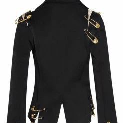 Jessica Bara Gia Metal Pin Blazer