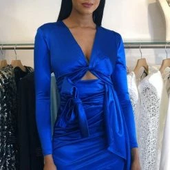 Jessica Bara Kylie Dress Knot Front Dress