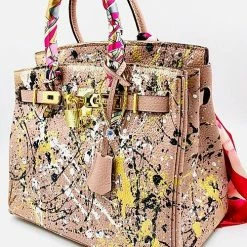 Anca Barbu One Of A Kind Custom Graffiti Handbag