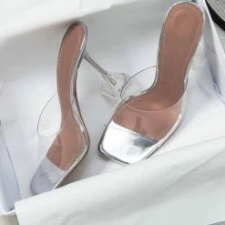 Jessica Bara Ryan Open Toe Clear Heels Best Sellers