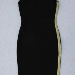 Jessica Bara Tempest One Shoulder Bodycon Midi Dress Birthday Suit