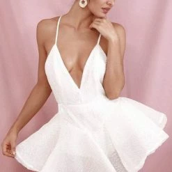 Influencer Style Jessica Bara Serena Open Back Sequin Romper