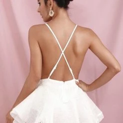 Influencer Style Jessica Bara Serena Open Back Sequin Romper