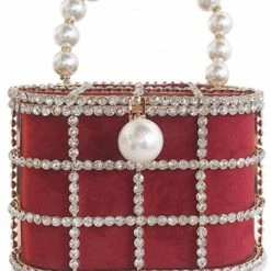 Jessica Bara Tammy Pearl And Diamond Clutch