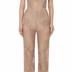 Best Sellers Jessica Bara Kiki Sheer Lace Jumpsuit