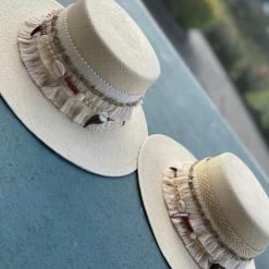 Jessica Bara Hand Made Straw Hat Poolside Essentials