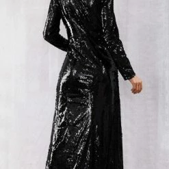 Jessica Bara Adair Sequin Contrasting Coat Reve Doll Essentials