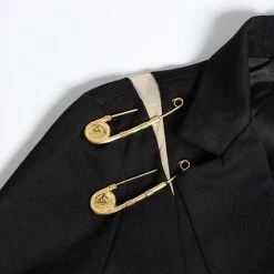 Jessica Bara Gia Metal Pin Blazer