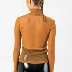 Jessica Bara Amelie Long Sleeve Sheer Top