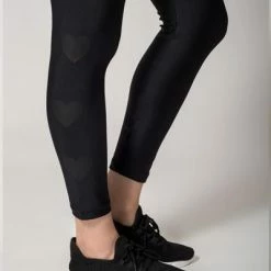 Active Fit Infinity Black Hearts Legging Bottoms