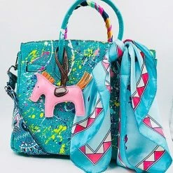 Anca Barbu One Of A Kind Custom Graffiti Handbag