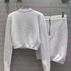 Jessica Bara Eloise Gold Button Two Piece Set