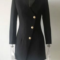 Jessica Bara Ensley Long Sleeve Blazer Mini Dress