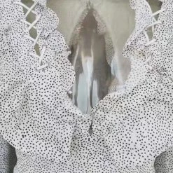 Summer Lovin' Jessica Bara Solie Long Sleeve Ruffle Mini Dress