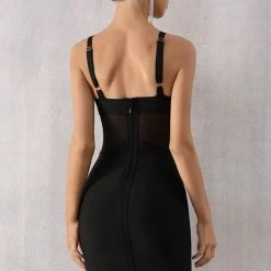 Jessica Bara Dubai Bandage Bodycon Midi Dress