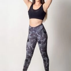 Active Fit Mix Stars Camo Legging Bottoms