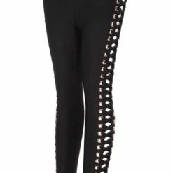 Jessica Bara Kali Cross Stretch Lace Up Pants Reve Doll Essentials