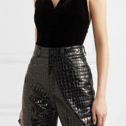 Jessica Bara Eastyn Rhinestone Backless Top