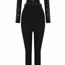 Birthday Suit Jessica Bara Jenna Beaded Cut Out Jumpsuit