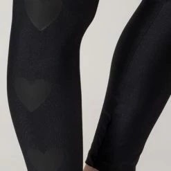Active Fit Infinity Black Hearts Legging Bottoms