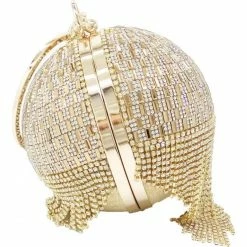 Jessica Bara Pippa Diamond Tassel Clutch The Event Shop