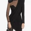 Jessica Bara Mabel Asymmetrical Polka Dot Mini Dress