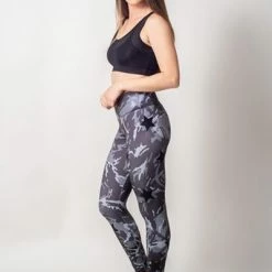Active Fit Mix Stars Camo Legging Bottoms