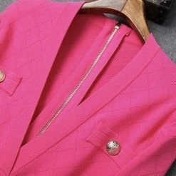 Jessica Bara Caroline Long Sleeve Bandage Dress